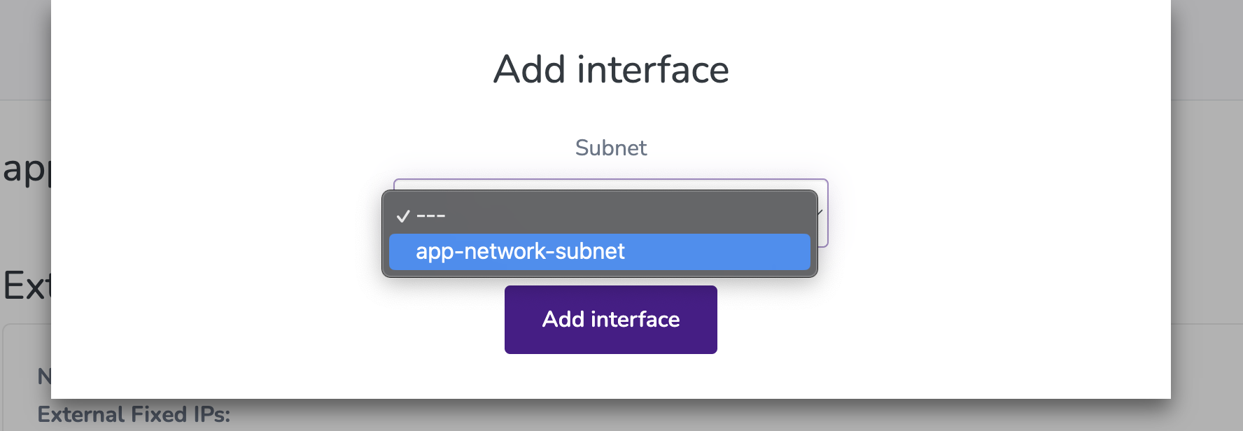 router network interface